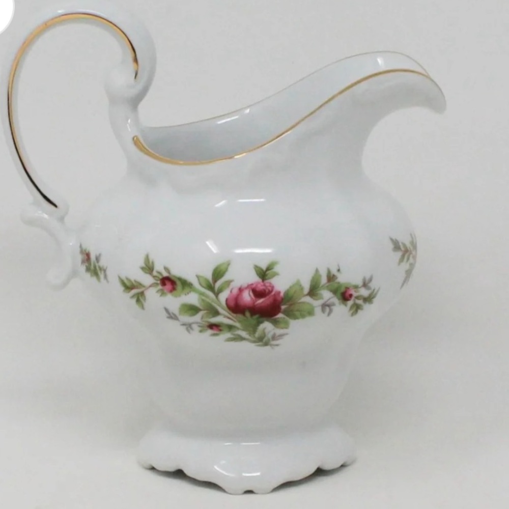 Johann Haviland Bavaria Germany Small Pitcher Creamer Floral Antique
